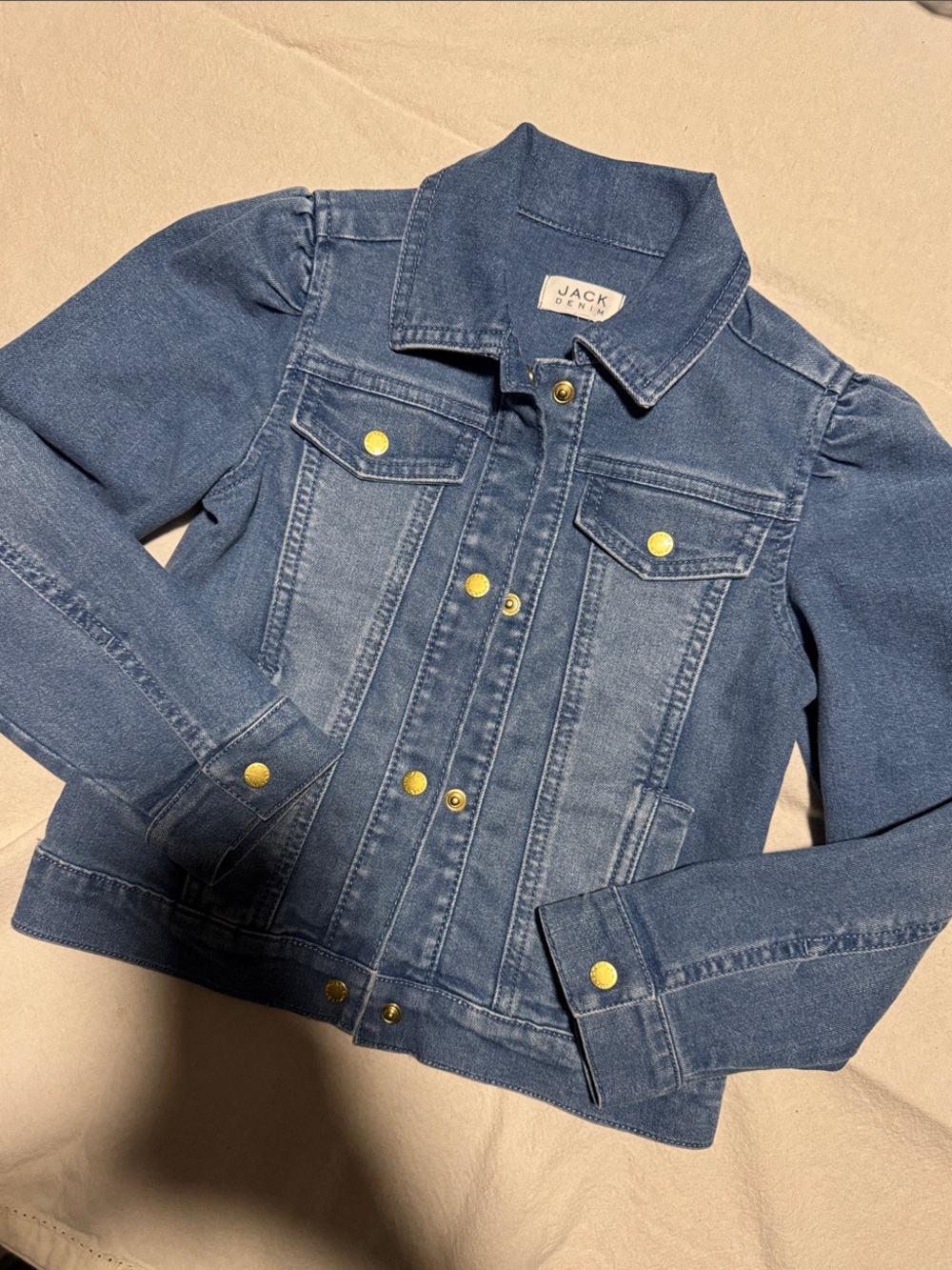 Like new! Janie & Jack “Jack Denim” Girls' Jean Jacket with Gold Buttons